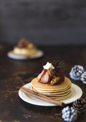 りんごのパンケーキ