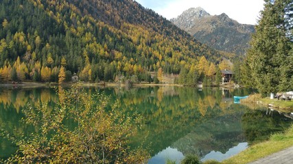 Fototapeta premium Idylle am Lac de Champex