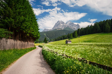 Sentiero a valle