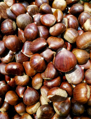 chestnuts at market