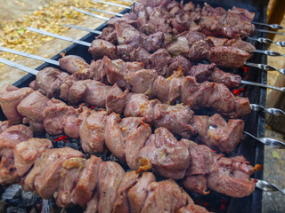 kebab. BBQ. barbecue. grill.