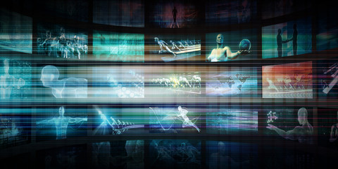 Naklejka premium Digital Multimedia