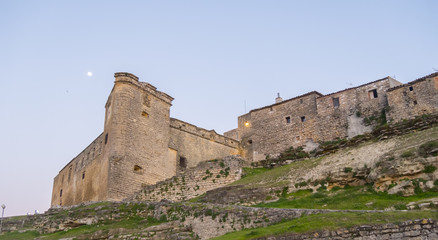 Fototapeta na wymiar Sabiote village castle, Jaen, Spain