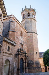 Fototapeta na wymiar San Mateo church, Baños de la encina village, Jaen province, Spain