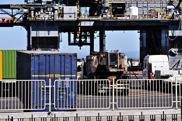 Oil platform out of order