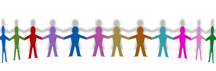 Integration-Zusammenhalt-Menschen - Konzept