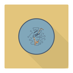 Milk Shake. Modern Flat Icon