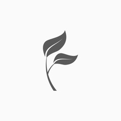leaf, sprout icon