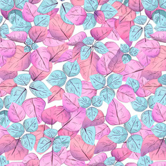Colorful leaves design background to decor your life
