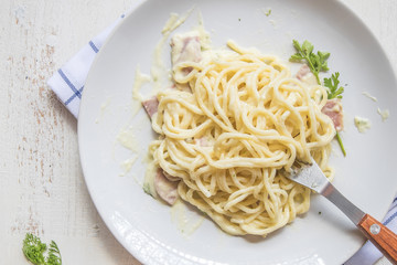delicious homemade spaghetti