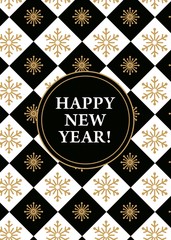 Christmas greeting card with calligraphy. Hand drawn design elements.