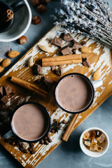 Obraz na płótnie Canvas Cup of hot cocoa