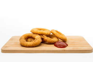 Fast food Homemade Crunchy Fried onion rings