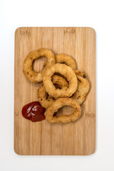 Fast food Homemade Crunchy Fried onion rings