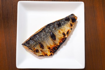 鯖の塩焼き