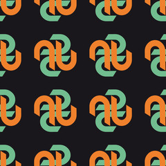 Ornament pattern vector tile