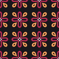 Ornament pattern vector tile