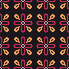 Ornament pattern vector tile