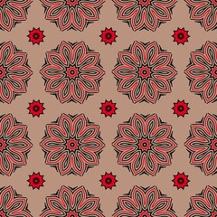 Ornament pattern vector tile