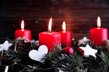Adventskerzen - vierter Advent
