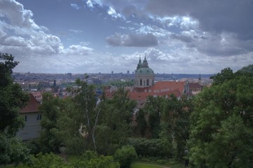 Naklejka premium Prague skyline