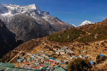 Nepal khumbu sagarmatha national park namche bazar