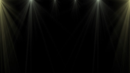 spotlights lighting flare on a dark background, abstract