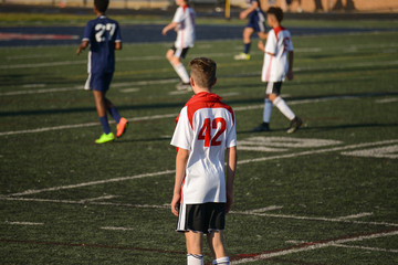 Player waiting to sub in