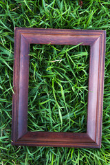 Picture Frame In Grass