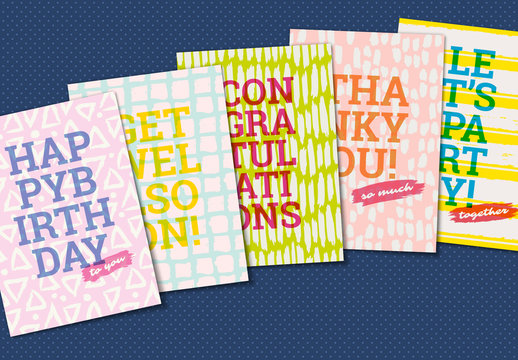 Assorted Greeting Cards Set