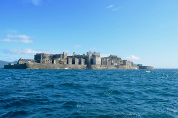 日本 長崎県 端島 軍艦島 世界遺産 Hashima Island Gunkanjima Battleship Island
