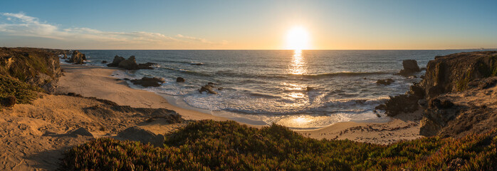 Landscape of Porto Covo beach