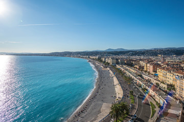 azure coast of the French city of Nice