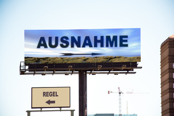 Schild 298 - Ausnahme