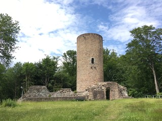 Burgruine Stolzenberg in Bad Soden-Salm&uuml;nster