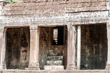 Fototapeta na wymiar Part of Angkor temples complex, Cambodia, South East Asia.