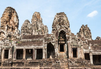 Fototapeta premium The Bayon temple in the Khmer Angkor complex, Cambodia, South East Asia.