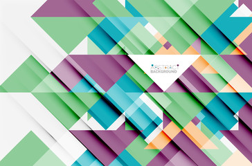 Fototapeta premium Triangle pattern design background