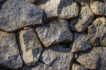 The texture of the stone