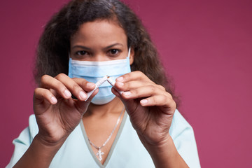 Wonderful nurse background isolated
