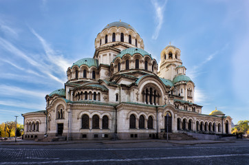 Fototapeta na wymiar Saint Alexander Nevsky, Sofia, Bulgaria