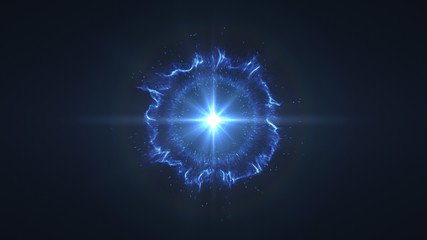 Abstract Burst of Energy, plasma concept background, intergalactic supernova.  Graphical Resource and Illustration