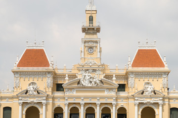 Fototapeta premium Ho Chi Minh City Hall in former Saigon
