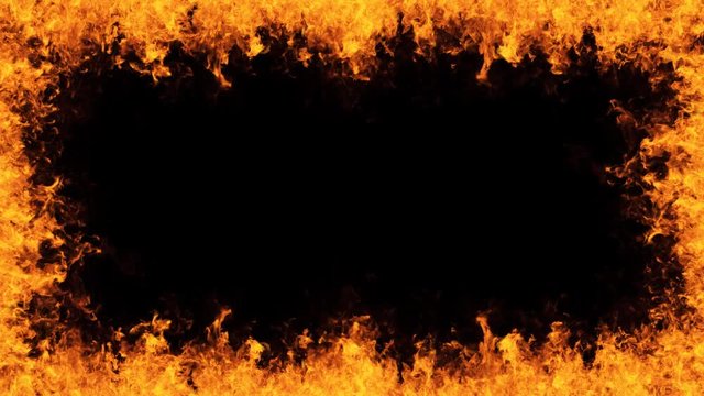 High Quality Fire Border element Looped with alpha channel, Easy to use, just place the clip over your footage. Ideal for visual effects & motion graphics.