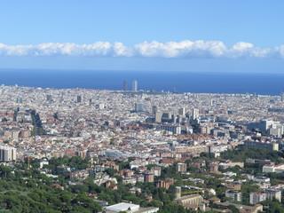 vista aerea barcelona