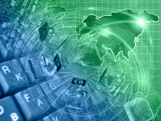 Globe and color mans