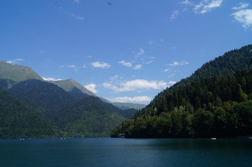 Obraz premium Lake Ritsa, Abkhazia