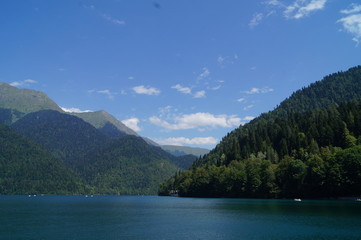 Obraz premium Lake Ritsa, Abkhazia