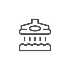 Vacuum cleaner line icon