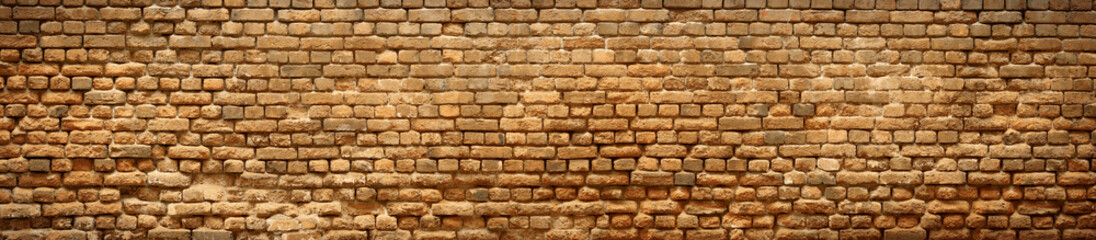 Brick wall wide background